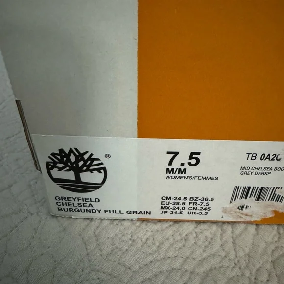 New With Box Timberland Women's Greyfield Mid Chelsea Boot - Picture 3 of 7